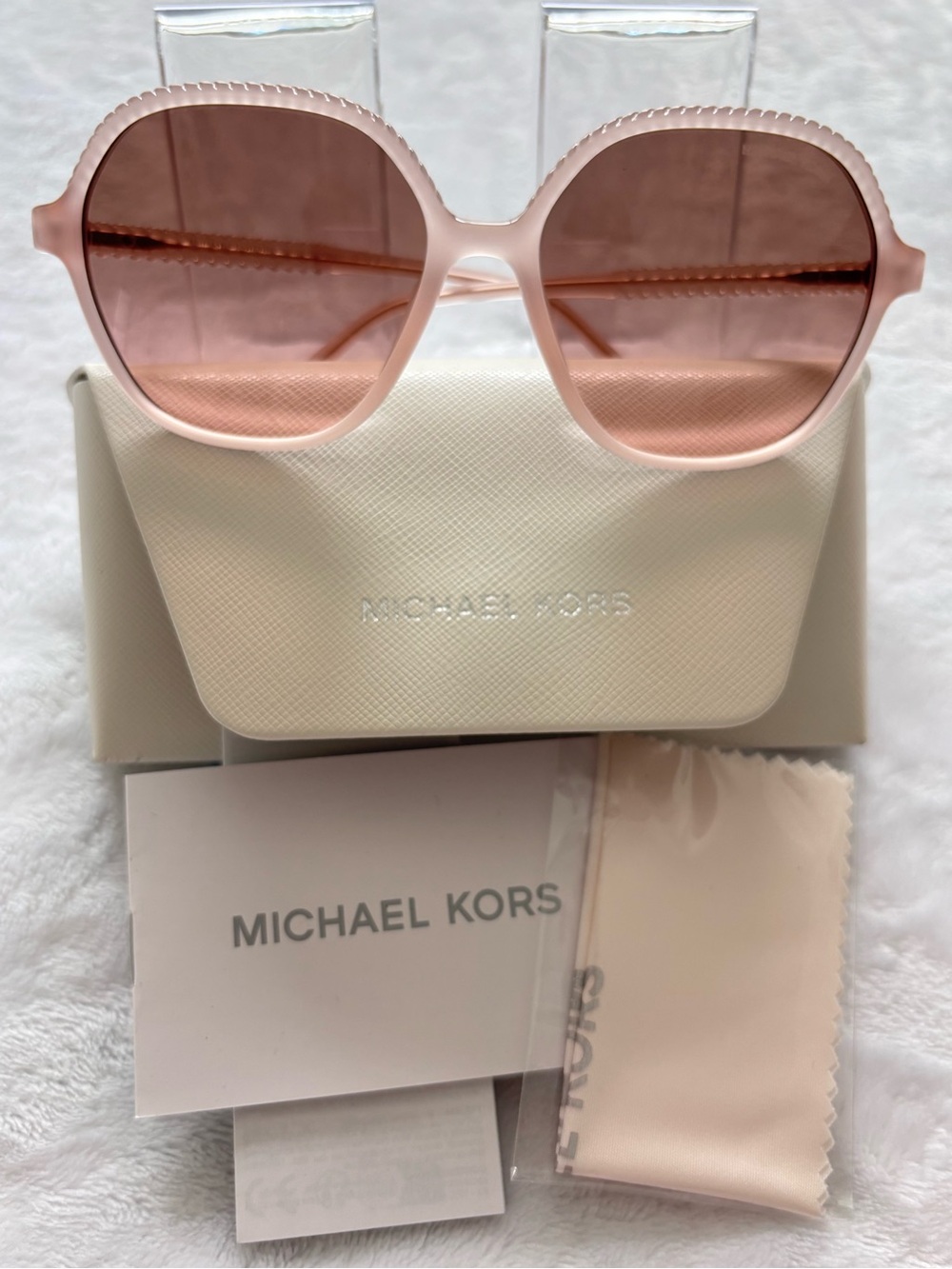 Michael Kors Bali Milky Pink Square Sunglasses-MK2186U--NWT